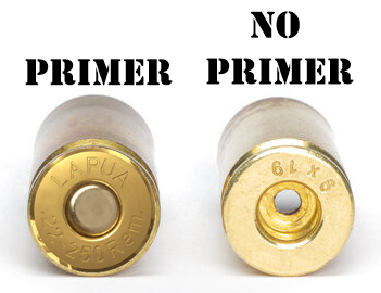 44 Magnum DIY bullet jewelry showing primer and no primer side by side for crafting enthusiasts