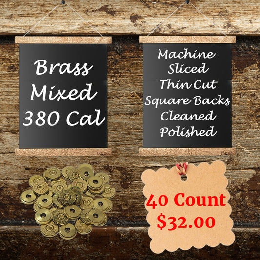 Brass Mixed 380 Caliber DIY Bullet Jewelry