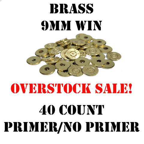 Brass 9MM WIN Overstock